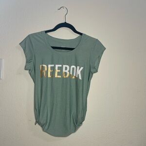 Rebook teal shirt
